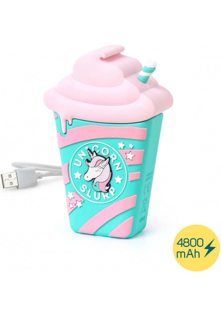 Detská powerbanka Legami 4800 mAh - unicorn milkshake