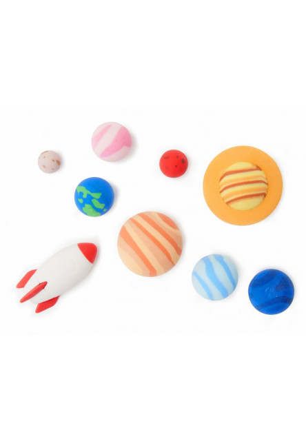 Súprava mazacích gúm Legami – Solar system