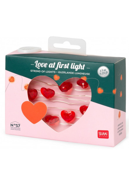 Dekoratívne svetielka Legami Ľad string lights - heart