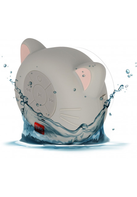Vodeodolný bezdrôtový reproduktor Legami Shower Speaker Water Resistant - Singing In The Shower - Kitty