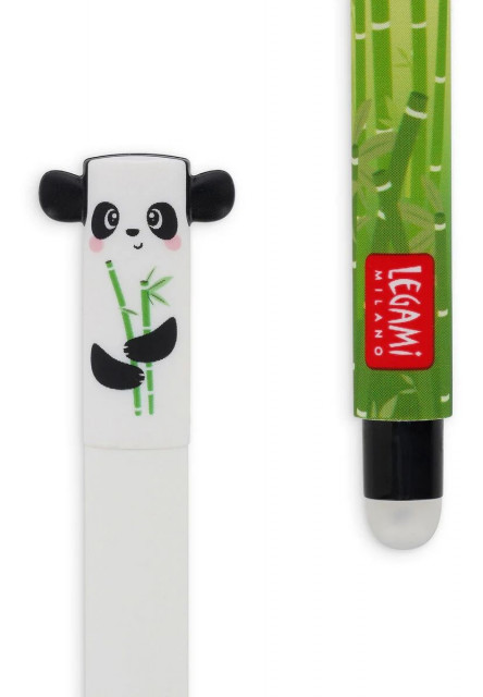 Gumovacie pero Legami Erasable Gel Pen - Erasable Pen - Panda - Black Ink
