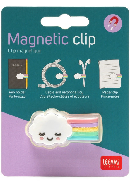 Magnetický klip Legami Magnetic Clip - Rainbow