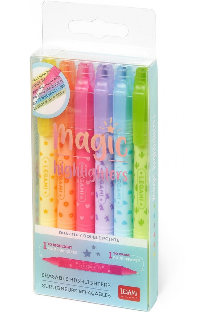 Súprava zvýrazňovačov Legami Magic Highlighters - Set Of 6