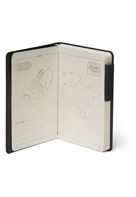 Zápisník Legami My Notebook - Small Lined Black