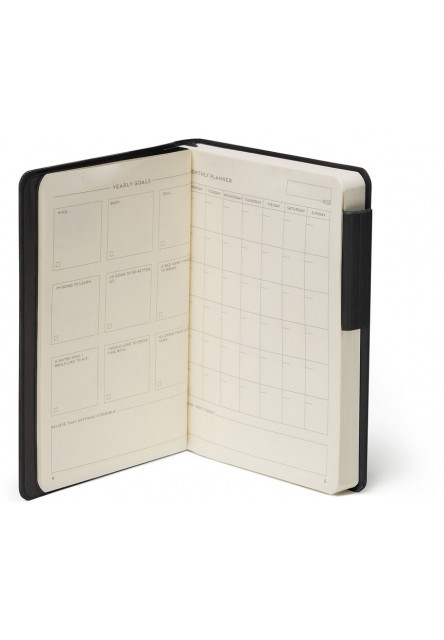 Zápisník Legami My Notebook - Small Lined Black