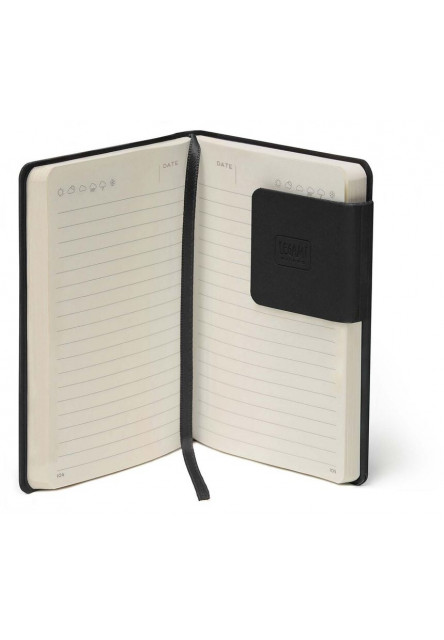 Zápisník Legami My Notebook - Small Lined Black