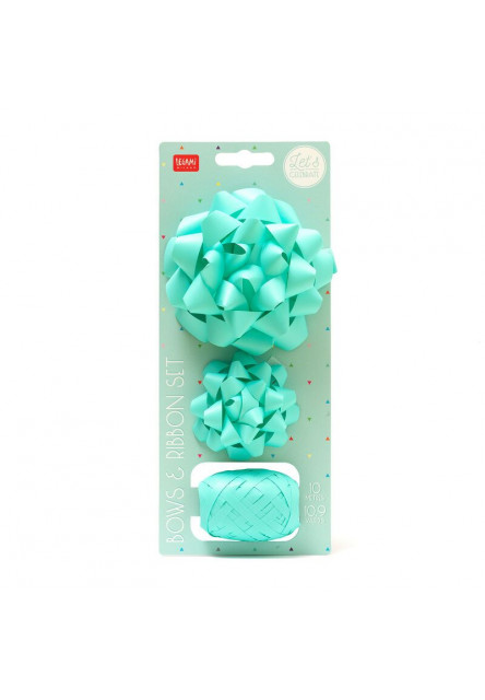 Súprava mašlí a stuh Legami Bows And Ribbon Set - Aqua