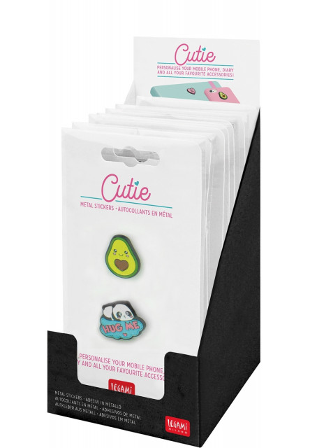 Súprava samolepiek Legami Cutie - Set Of 2Metal Stickers - Hug Me