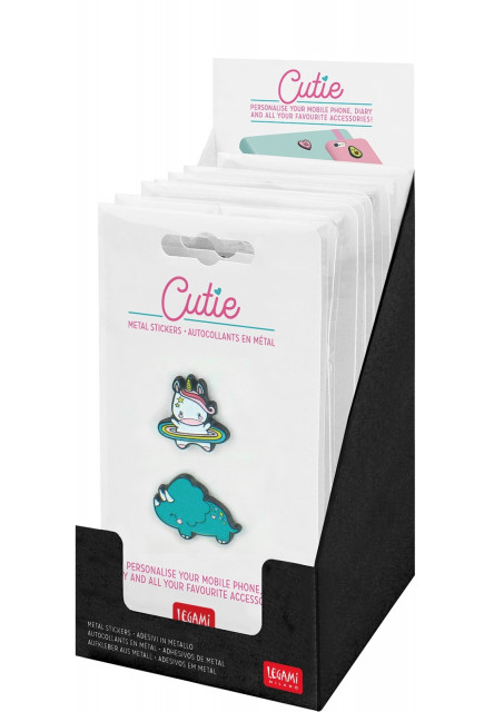 Sada samolepek Legami Cutie - Set Of 2 Metal Stickers - Unicorn