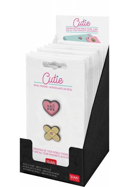 Súprava samolepiek Legami Cutie - Set Of 2Metal Stickers - Grl Pwr