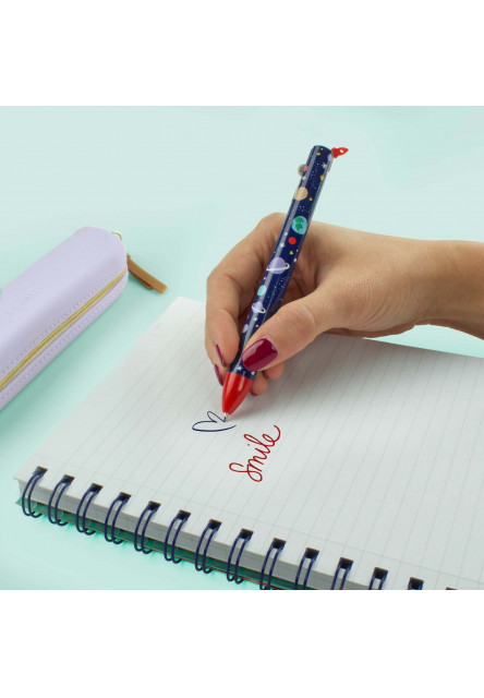 Dvojfarebná pera Legami Click&Clack Two Color Pen-Space