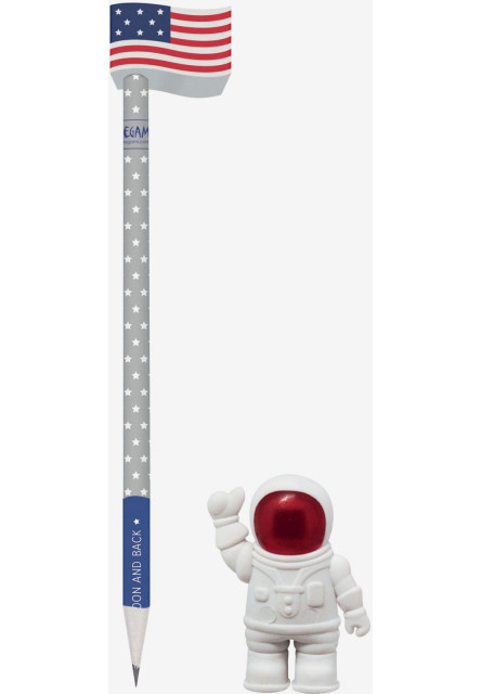 Súprava ceruzka + 2 gumy Legami To The Moon And Back - Stationery Set
