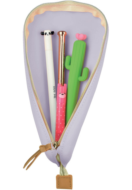 Peračník Legami Cute ! - Soft Silicone Pencil Case - Lilac