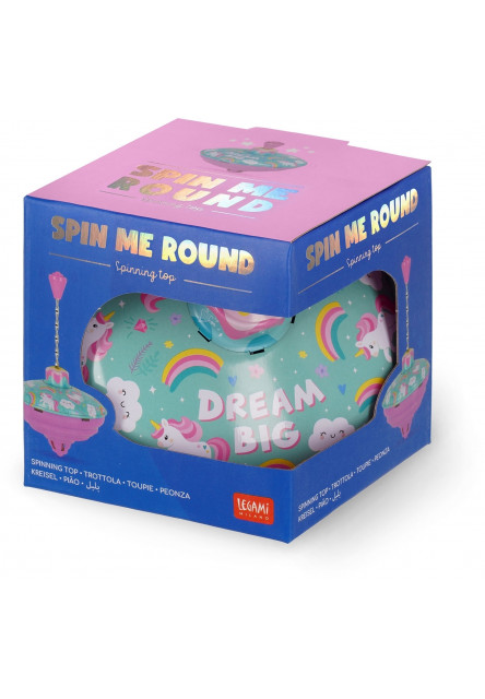 Káča Legami Spin Me Round - Spinning Top - Unicorn
