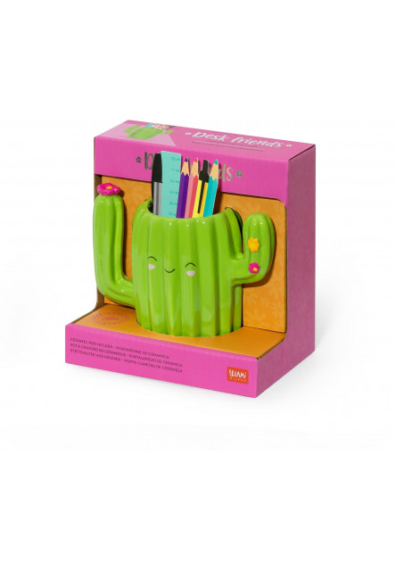 Stojanček na ceruzky Legami Desk Friends - Cactus