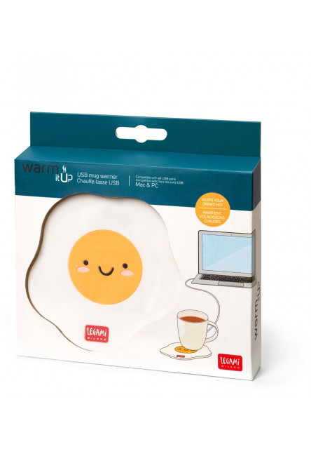 Ohrievací USB podtácok Legami Usb Mug Warmer - Warm It Up - Egg