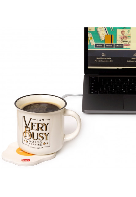Ohrievací USB podtácok Legami Usb Mug Warmer - Warm It Up - Egg