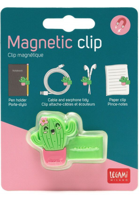 Magnetický klip Magnetic Clip Legami - Cactus