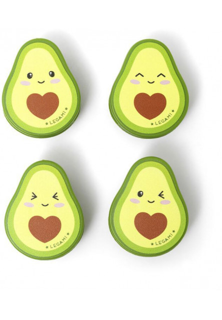 Súprava štipcov na vrecká Legami Set Of 4 Bag Clips - Bag Clips - Avocado