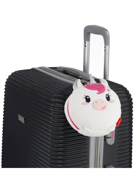 Cestovný vankúšik s maskou na spanie Legami Travel Pillow With Sleep Mask - My Travel Buddy - Unicorn