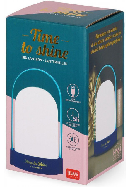 Lampáš LED Legami Led Lantern - Time To Shine