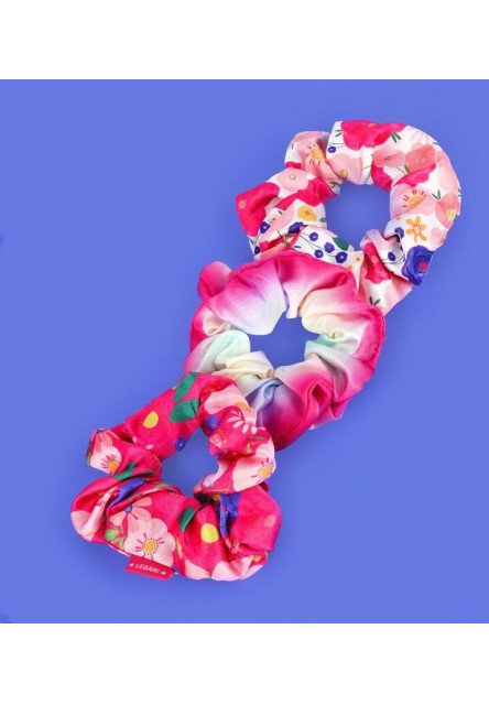 Set Of 3 Hair Scrunchies Legami - Hair We Are! - Flowers