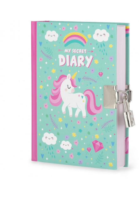 Denník na zámok Legami My Secret Diary - Unicorn