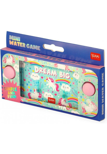 Vodní hra Legami Mini Water Game - Unicorn