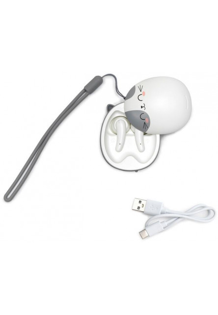 Bezdrôtové slúchadlá Legami Wireless Earbuds - Be Free - Meow