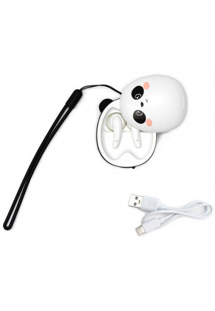 Bezdrôtové slúchadlá Legami Wireless Earbuds - Be Free - Panda
