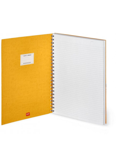 Poznámkový blok Legami Maxi Trio Spiral Notebook - Genius