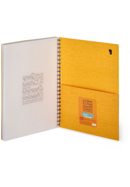 Poznámkový blok Legami Maxi Trio Spiral Notebook - Genius