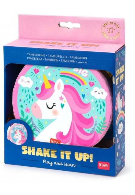 Tamburína Shake It Up Legami - Tambourine - Unicorn