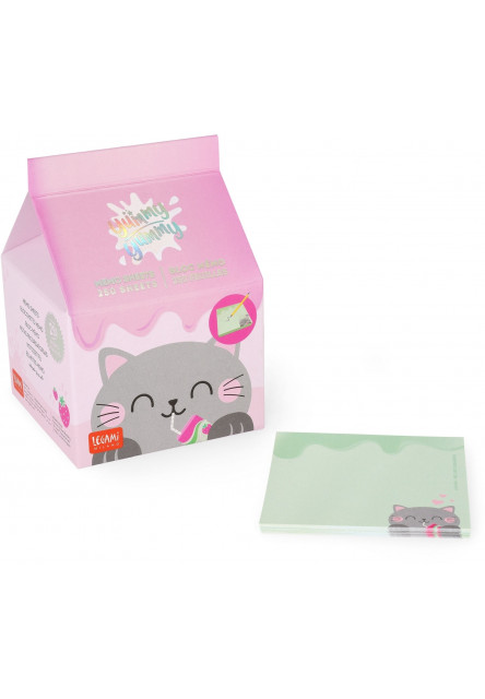 Poznámkový blok Legami Yummy Yummy - Memo Pad - Kitty