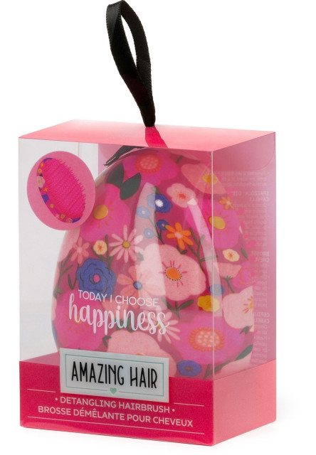 Kefa na vlasy Legami Amazing Hair - Detangling Hair Brush - Flowers