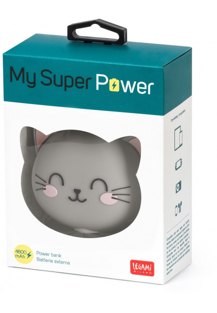 Powerbanka Legami My Super Power_4800 Mah - Power Bank - Kitty