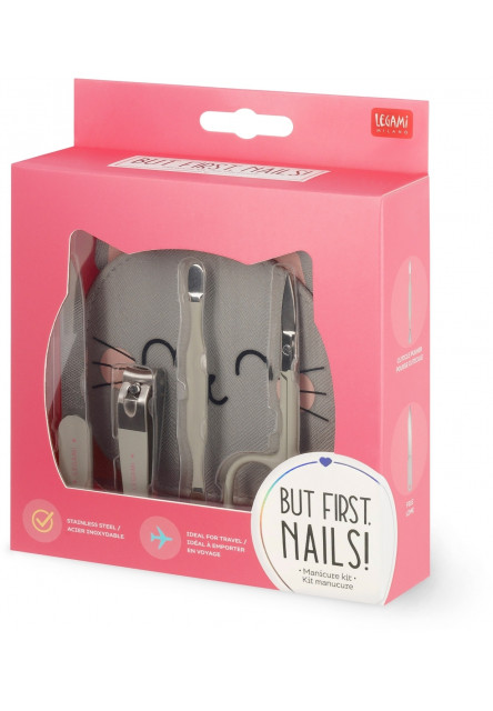 Manikúra Legami But First, Nails! - Manicure Set - Kitty