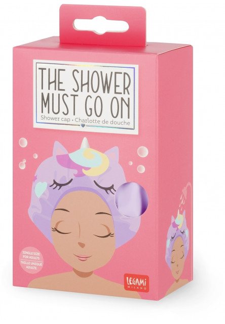 Kúpacia čiapka Legami Shower Must Go On - Shower Cap - Unicorn