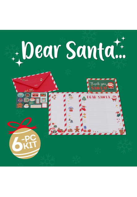 List pre Santu set Legami Dear Santa… - Santa Claus Letter Kit