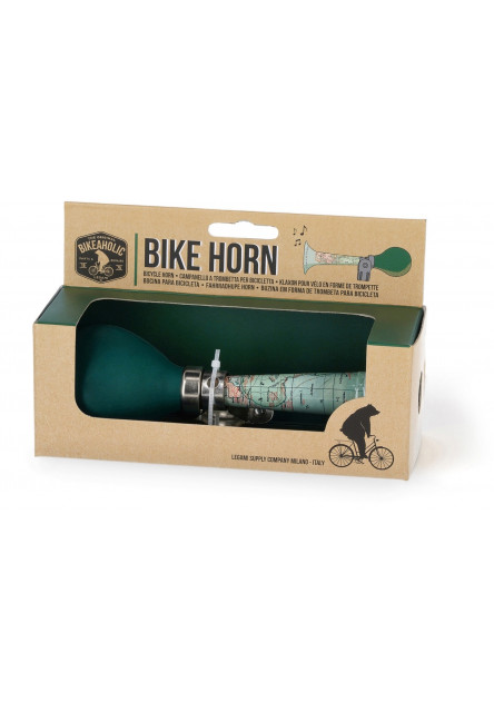 Klaksón na bicykel Legami Bicycle Bike Horn - Map (Travel)