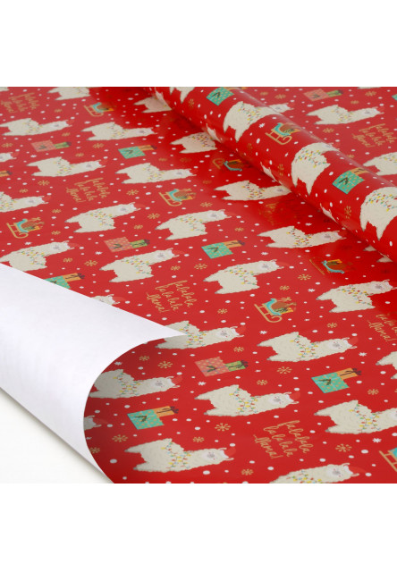 Baliaci papier Legami Christmas Wrapping Paper - Llama