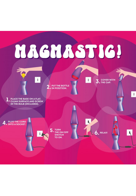 Lávová lampa Legami Magmastic! - Lava Lamp - Holo