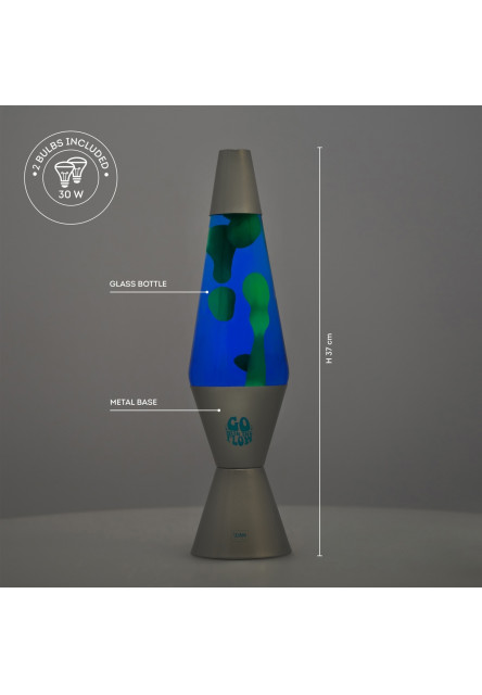 Lávová lampa Legami Magmastic! - Lava Lamp - Silver