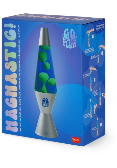 Lávová lampa Legami Magmastic! - Lava Lamp - Silver