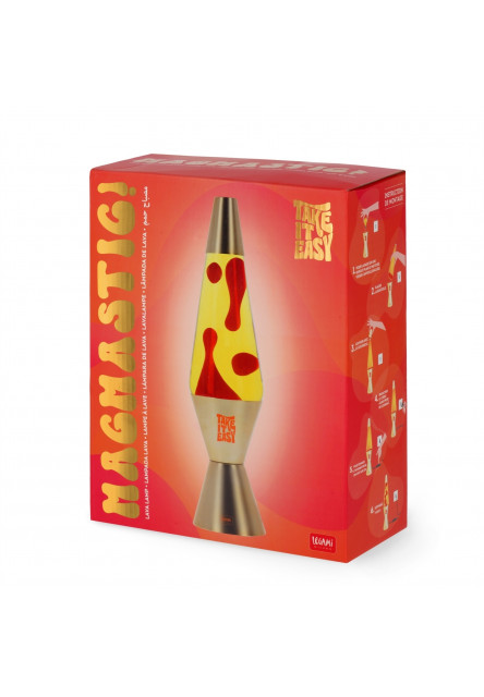 Lávová lampa Legami Magmastic! - Lava Lamp - Gold