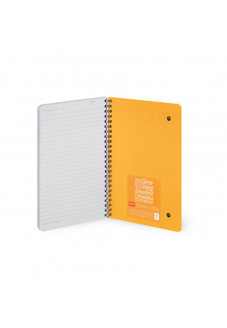 Poznámkový blok Legami Spiral-Bound Notebook - Spiral Notebook - Large Lined - Red Panda