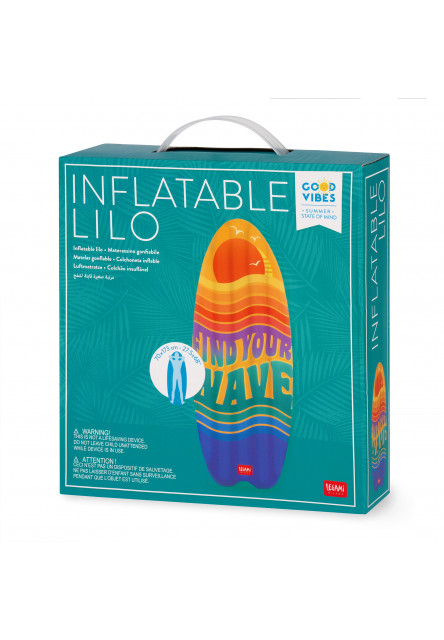 Nafukovacie lehátko Legami Inflatable Lilo - Waves