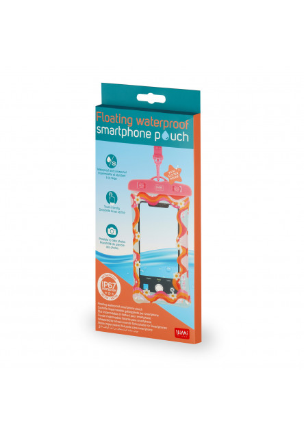 Plávajúce puzdro na telefón do vody Legami Floating Waterproof Smartphone Pouch - Daisy
