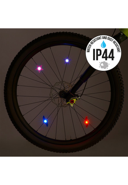 Set svetelných cyklo ozdôb Legami Set Of 2 Bicycle Spoke Lights - Ride & Shine - Unicorn