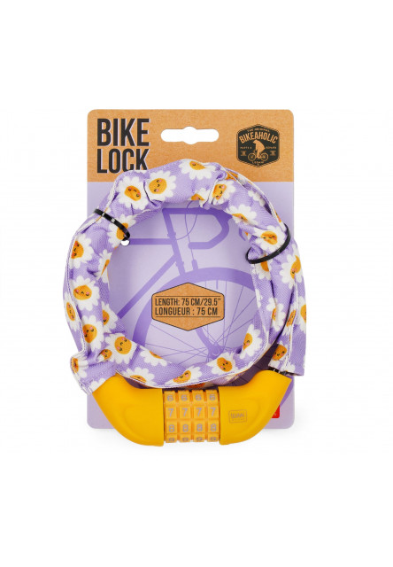 Kódový zámok na bicykel Legami Bike Lock - Daisy